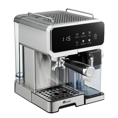 Anbo Digital Professional Expresso Coffee Machine Multifunctional Latte Flat White Cappuccino Cafetera De Expreso with Milk tank