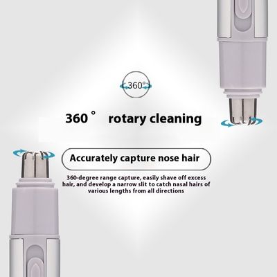 ANBOLIFE Elektrische neushaartrimmer met USB-aansturing en 1 jaar garantie voor mannen - Plastic neushaar scheerapparaat