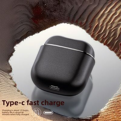 Draagbare mini elektrische scheerapparaat met twee koppen, volledig wasbaar met magnetisch zwevend ontwerp voor mannen