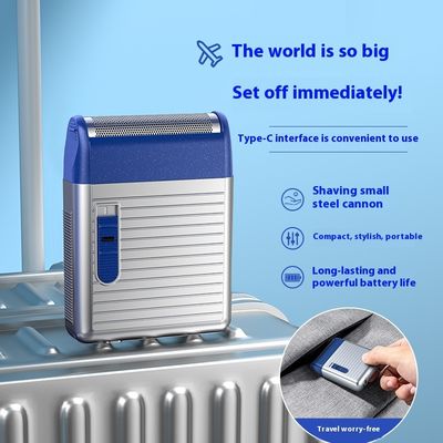 ANBOLIFE mini draagbare elektrische scheermachine met 60 minuten werktijd 1 jaar garantie en 5W Power USB oplaadbaar scheerapparaat