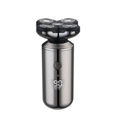 ANBOLIFE Smart Vijf-Blads Oplaadbaar Elektrisch Scheerapparaat met Digitaal Display, USB-Voeding en Gratis Reserveonderdelen voor Heren