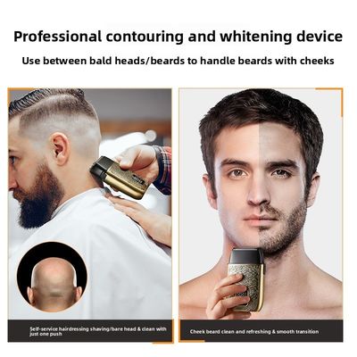 Professionele mannelijke elektrische scheermachine met 500mAh batterij roestvrijstalen messen en volledige lichaamswas
