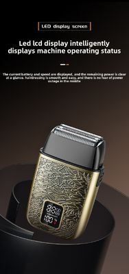 Professionele mannelijke elektrische scheermachine met 500mAh batterij roestvrijstalen messen en volledige lichaamswas