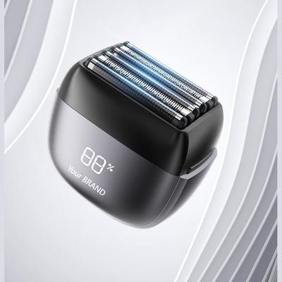 ANBOLIFE 6-Blads Elektrisch Scheerapparaat met Magnetische Zuiging en Lithium Batterij 900mAh - IPX7 Waterdicht Foliescheerapparaat voor Heren