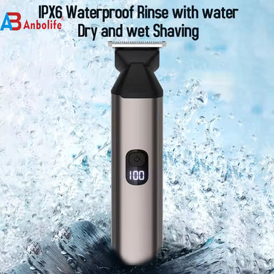 6 in 1 multifunctionele elektrische haarknijper met IPX7 waterdicht en 1,5 uur oplaadtijd voor mannen grooming