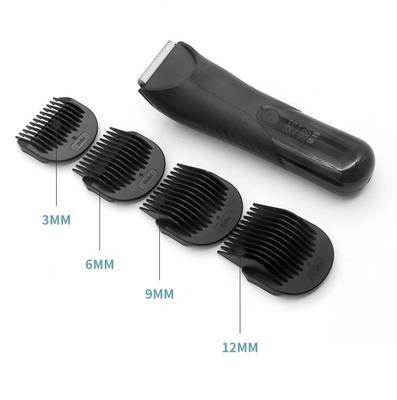 Draadloze heren bodygroomer met 600 mAh batterij, 61–90 minuten gebruiksduur en 6500 rpm motor voor glad scheren