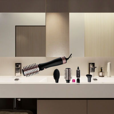 1200W Krachtige Föhnborstel met 3 Temperatuurstanden en 220~240V Spanning voor Gemakkelijk Haarstylen