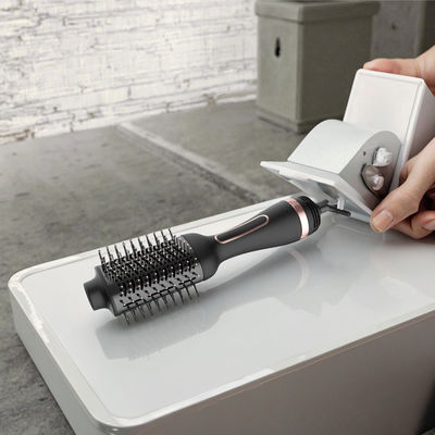 Dual Voltage Multifunction Hair Dryer Brush with Oval Barrel for Easy Styling