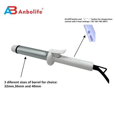 Dual-ion therapie haarkruller met LED-scherm en 4 temperatuurniveaus voor alle haartypes