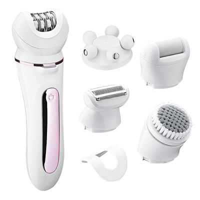 5-in-1 Waterdichte IPX6 Epilator met 600mAh Batterij voor Gezicht en Lichaam Grooming Kit