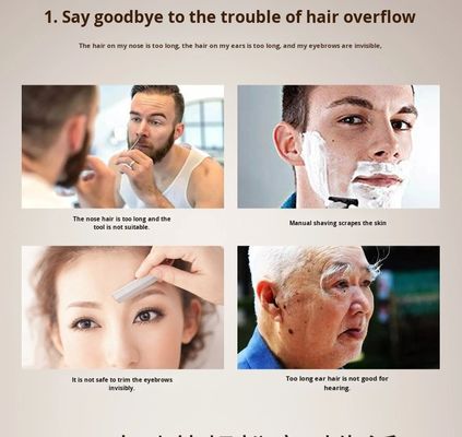 ANBOLIFE Elektrische Neushaartrimmer met Lithium Batterij voor Huishoudelijk Gebruik Duurzaam Plastic Persoonlijke Groomer