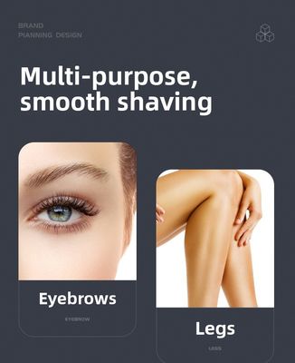 USB oplaadbare elektrische scheerapparaat met 600mAh batterij en 90min runtime roestvrijstalen messen Persoonlijke groomer