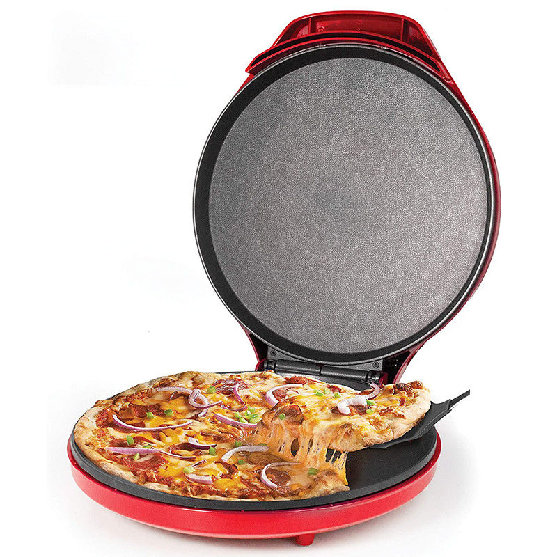 Anbolife keukenapparaat elektrische pizzaoven multifunctionele elektrische pizza maker crepe maker sandwichoven/mexicaanse pizza oven