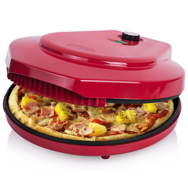 Non-Stick 12 inch pizza maker machine voor thuis 1450W elektrische pizza oven
