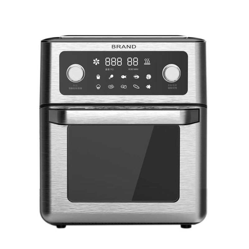 24L 12L Air Fryer Oven Keuken Kookapparaat Roestvrij staal Elektrisch Retro Grote capaciteit Glas