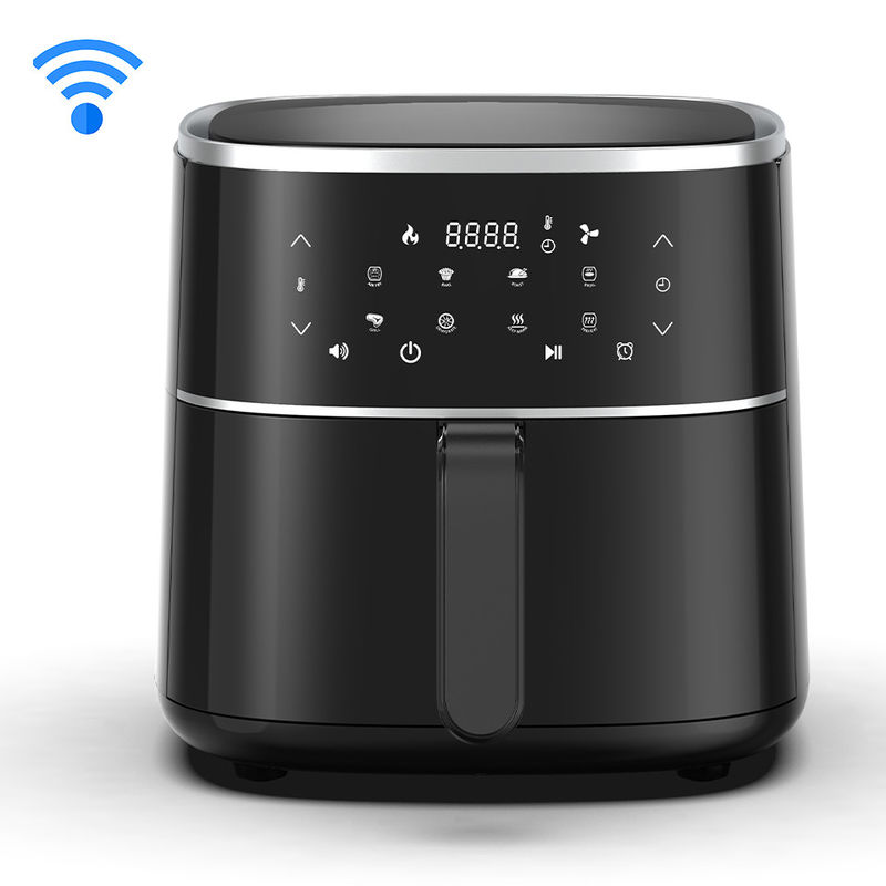 Elektrische Wifi Tuya 3.5L 4L 5.5L 6.5L 8L 9L Smart Glass Oil Free Deep Fryer