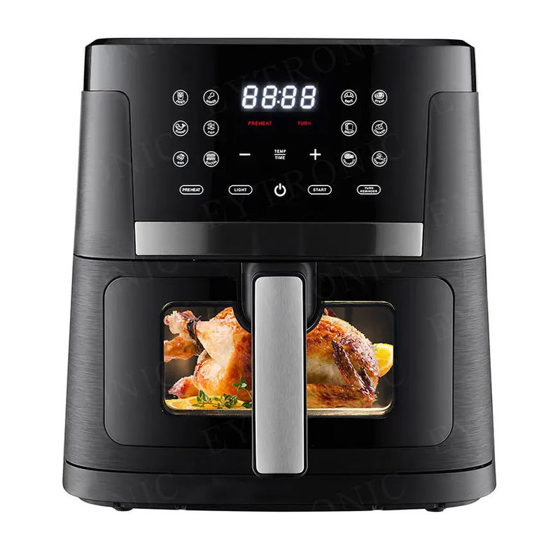 Smart Deep compact digitale luchtfryer 6.5L 7L Visual Window Nieuwe Freidora De Aire Electric Met Wifi