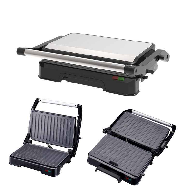 Knob Contact Electric Press Grill 2 Slice Mini Auto Panini Met Ultra Nonstick oppervlak
