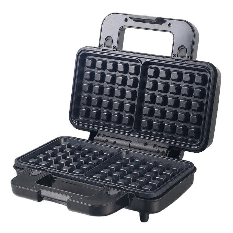 Non Stick PTFE Coating 2 Slice Waffle Maker Met Afneembare Sandwich En Pancake Maker
