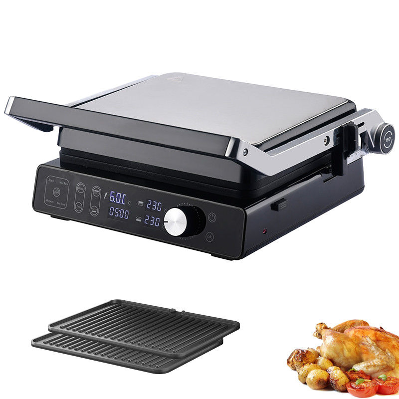 2000W Digitaal Display Elektrische kookplaat Koel aanraking Veilig handvat Met druppelbak Voor olieverzameling Elektrische grills &amp; griddles