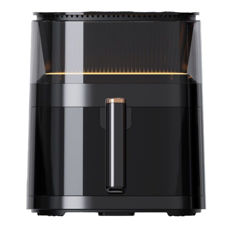 5l roestvrij staal Multifunctionele kleine luchtfryer Oven Smart Square Gezonde elektrische voor huishoudelijk gebruik