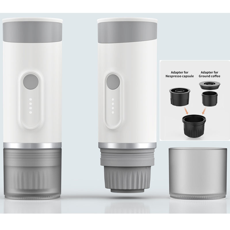 Anbolife BC08 Draagbare Espressomaker 15Bar Roestvrij Staal