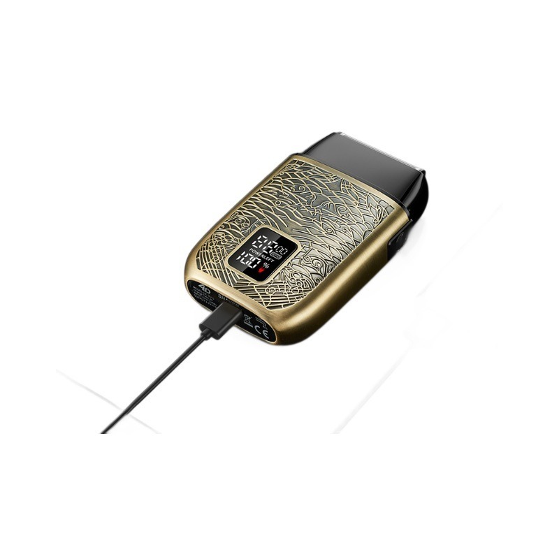 Professionele mannelijke elektrische scheermachine met 500mAh batterij roestvrijstalen messen en volledige lichaamswas