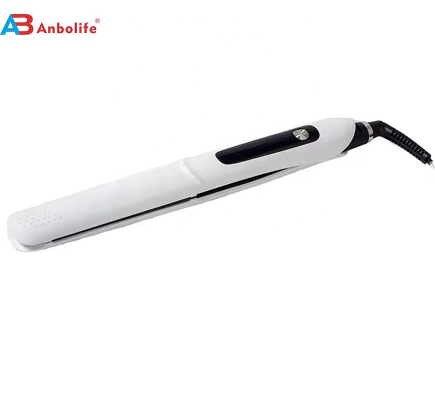 Professionele Stijltang en Platte IJzer met 10 Temperatuur Niveaus 130-230°C Bereik en Teflon Platen voor Glad, Pluisvrij Haar